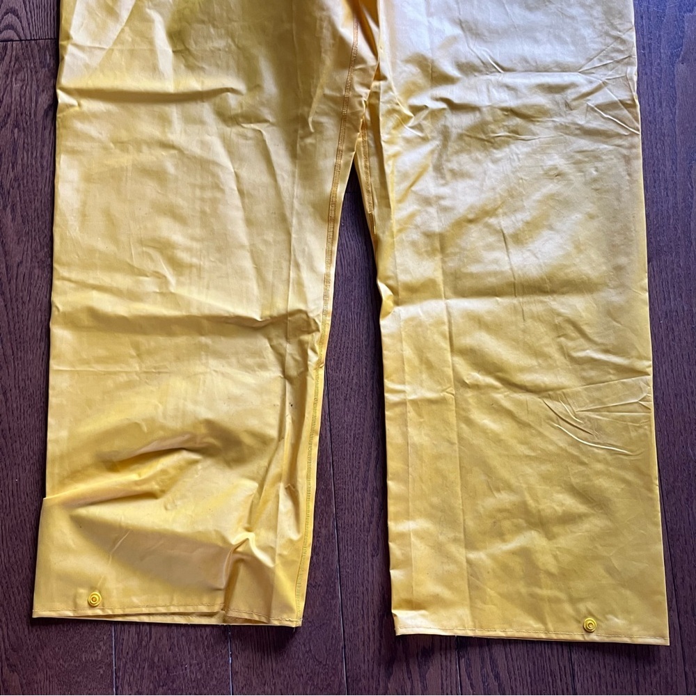 Arkon PVC Outdoors Fishing Rain Jacket Hooded Yellow Suit Waterproof Ove… - Picture 2 of 14